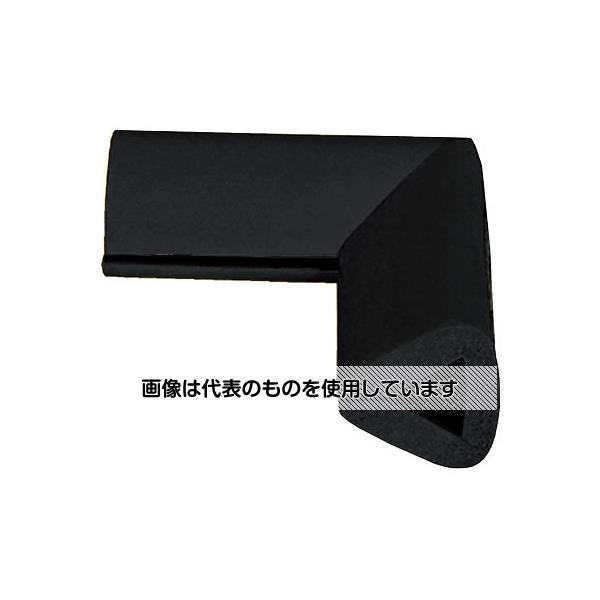 アズワン(AS ONE) 75x75x 35mm コーナーガード(はさみ型/黒/2個) EA983FE-392 入数：1袋(2個入)