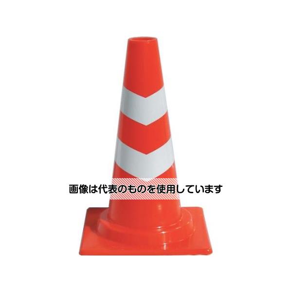 アズワン(AS ONE) 290x290x450mm ミニカットコーン(赤/反射有/10本) EA983FT-751 入数：1組(10本入)