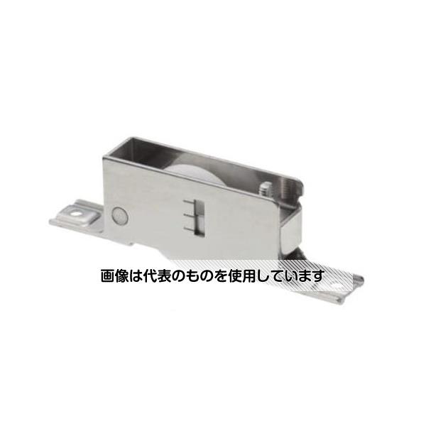【アズワン AS ONE】実験室設備 工具類 工具、道具 商品の仕様 ●仕様：A型(Vレール用) ●耐荷重(2個)：20kg ●掘込みサイズ：長さ／51mm 幅／14mm 深さ／25mm ●材質：車／ポリアセタール樹脂 枠／ステンレス(SUS304) ●付属ネジ：皿タップピンネジ 3.0×20 ●入数：1個 ●ベアリング入 ●車高調整付±3mm 【※ご注意ください】商品は代表の画像を使用しています。