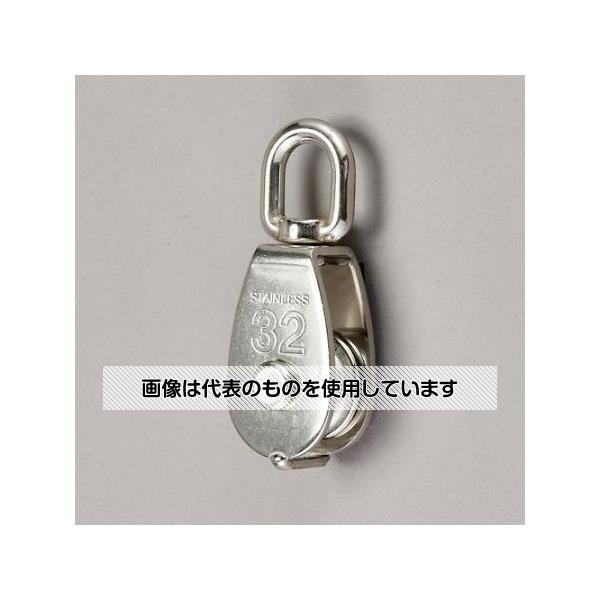 【アズワン AS ONE】実験室設備 工具類 工具、道具 ●耐食性と耐久性に優れています。 商品の仕様 ●使用荷重：181kg ●使用ロープ径：〜6.4mm ●車径：25mm ●全長：83mm ●重量：127g ●材質：ステンレス(SUS304) ●スイベル式 【※ご注意ください】商品は代表の画像を使用しています。