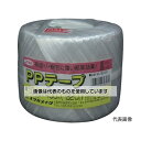 ユタカメイク 荷造り紐 PPテープ玉 約50mm×約400m 白 M-163 W 入数:1巻