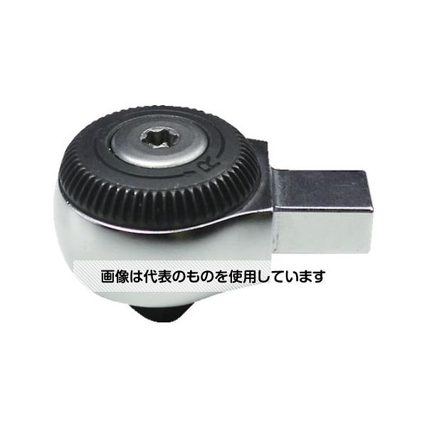 トラスコ中山 ラウンド型ラチェットヘッド 差込角9.5mm 取付サイズ9×12mm RRH3-912 入数：1個