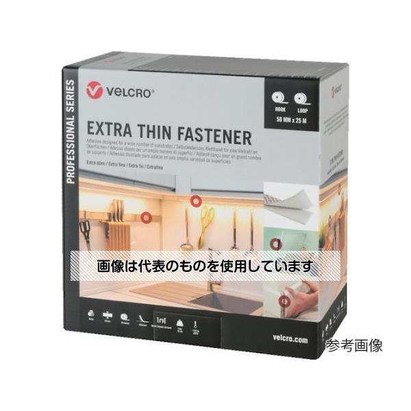 Thermometers - アズワン(AS ONE) VELCRO結束テープ 極薄タイプ 幅50mm×長さ5m 黒 VEL-PS20018 入数：1巻