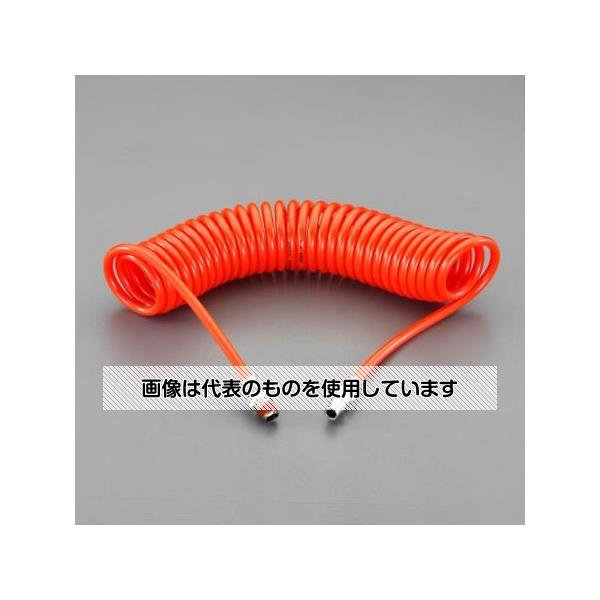 【アズワン AS ONE】実験室設備 工具類 工具、道具 ●プラグ付 ●ホースがよじれにくいスイベル金具付 商品の仕様 ●内径×外径：5×8mm ●使用範囲：8m ●使用圧力：1MPa ●材質：ウレタン樹脂 ●取付ねじ：R1／4" 【※ご注意ください】商品は代表の画像を使用しています。