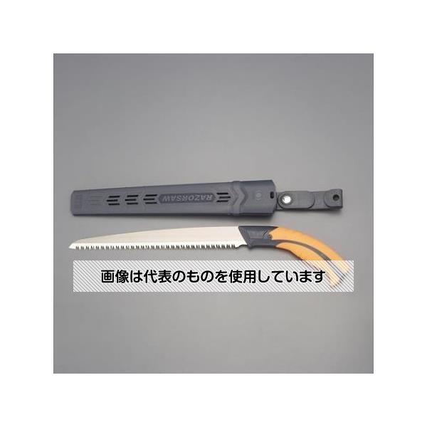 【アズワン AS ONE】実験室設備 工具類 工具、道具 ●替刃式 ●長時間作業でも疲れない『超軽量パワーフィットグリップ』(超軽量130g)を採用。 ●耐久ロック機能付携帯サヤは左右どちらでも収納可能。 ●山林作業で樹木を傷めずシャープに切り落とします。 ●さや付 商品の仕様 ●全長：440mm ●刃長：270mm ●材質：刃：SK材柄：ポリプロピレン・エラストマ樹脂 ●重量(g)：145g ●ピッチ：4.0mm ●用途：剪定用 【※ご注意ください】商品は代表の画像を使用しています。