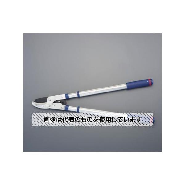 【アズワン AS ONE】実験室設備 工具類 工具、道具 ●軽量で丈夫なアルミハンドル ●滑り止めグリップ ●伸縮柄 ●短いステップで太い枝を切断できます。 商品の仕様 ●材質：刃：C50炭素鋼(フッ素コーティング)ハンドル：アルミ ●刃長：95mm ●重量：1.58kg ●全長：460〜720mm ●切断能力：φ42mm 【※ご注意ください】商品は代表の画像を使用しています。