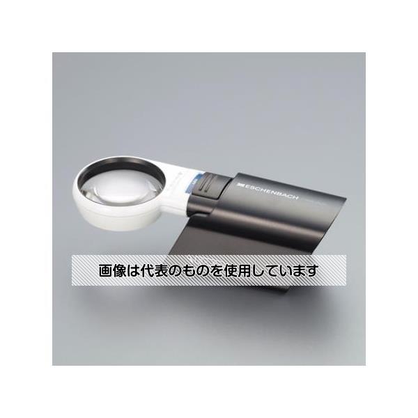 【アズワン AS ONE】実験室設備 工具類 工具、道具 ●専用スタンドにセットすれば焦点が合い、置き型、スタンド式ルーペとしても使えます。 商品の仕様 ●型番：1511-41M ●レンズサイズ：φ60mm ●レンズ材質：PXM光学樹脂レンズ ●光源：LED球 ●重量(g)：175 ●全長：180mm ●電源：単3電池×2本(付属) ●目とレンズの適正距離：15cm ●倍率：4倍 ●専用ケース、専用スタンド付 【※ご注意ください】商品は代表の画像を使用しています。