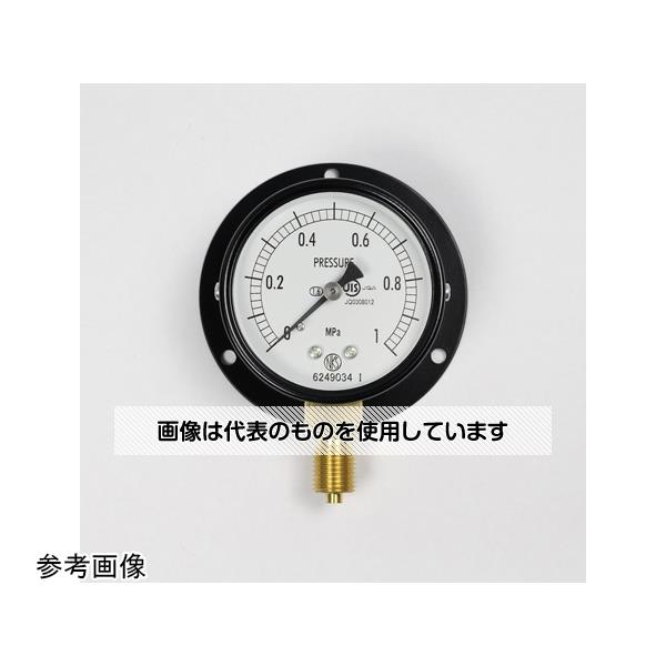 【アズワン AS ONE】実験室設備 工具類 工具、道具 ●ブルドン管の弾性変形(動き)を指針に伝える構造の圧力計で、構造が簡単なためお取扱いが容易です。また広い圧力範囲の測定が行え、幅広い分野で使用されています 商品の仕様 ●大きさ(mm)：Φ60 ●形状(取付)：立形B枠 ●接続：G1/4B ●材質：黄銅 ●性能：ナシ ●圧力レンジ：MPa_0〜5 ●精度：±1.5％F.S. ●処理：ナシ ●区分：0 【※ご注意ください】商品は代表の画像を使用しています。