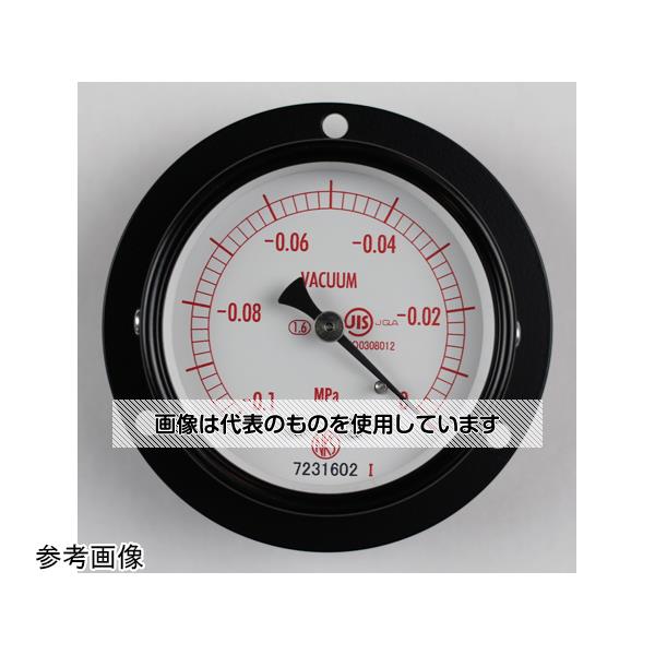 【アズワン AS ONE】実験室設備 工具類 工具、道具 ●ブルドン管の弾性変形(動き)を指針に伝える構造の圧力計で、構造が簡単なためお取扱いが容易です。また広い圧力範囲の測定が行え、幅広い分野で使用されています 商品の仕様 ●大きさ(mm)：Φ60 ●形状(取付)：埋込形D枠(取付穴) ●接続：R1/4 ●材質：黄銅 ●性能：ナシ ●圧力レンジ：MPa_-0.1〜0 ●精度：±1.6％F.S. ●処理：ナシ ●区分：JIS 【※ご注意ください】商品は代表の画像を使用しています。