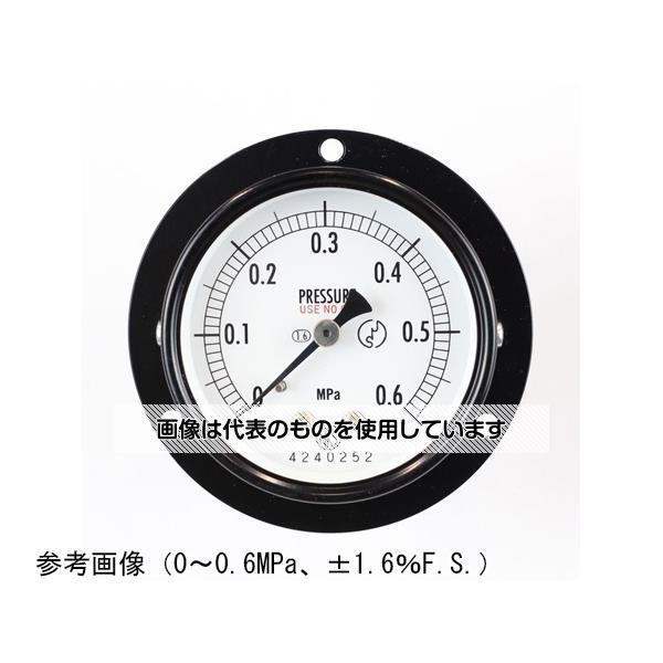 長野計器 普通形圧力計(Φ60) 禁油 埋込形D枠(取付穴) 0.2MPa AA15-223 入数：1個