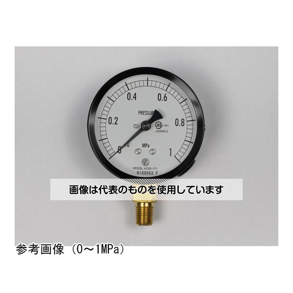 長野計器 普通形圧力計(Φ75) 立形A枠 1MPa AC20-171 入数：1個