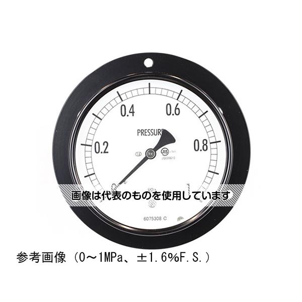 長野計器 普通形圧力計(Φ100) 埋込形D枠(取付穴) -0.1～1MPa AE15-231 入数：1個