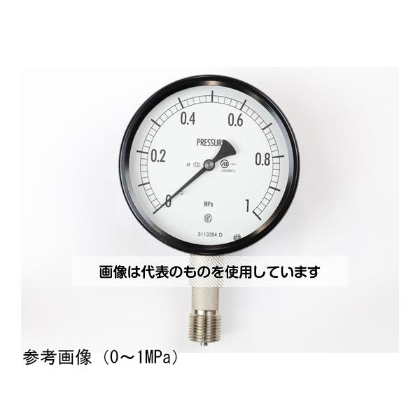【アズワン AS ONE】実験室設備 工具類 工具、道具 ●ブルドン管の弾性変形(動き)を指針に伝える構造の圧力計で、構造が簡単なためお取扱いが容易です。また広い圧力範囲の測定が行え、幅広い分野で使用されています。 ●密閉ケースの採用により、雨露等の条件下でも使用できます。(JIS C 0920 IP43相当) 商品の仕様 ●大きさ(mm)：Φ100 ●形状(取付)：立形A枠 ●接続：G1/2B ●材質：SUS ●性能：蒸気用 ●圧力レンジ：MPa_0〜10 ●精度：±1.6％F.S. ●処理：ナシ ●区分：JIS 【※ご注意ください】商品は代表の画像を使用しています。