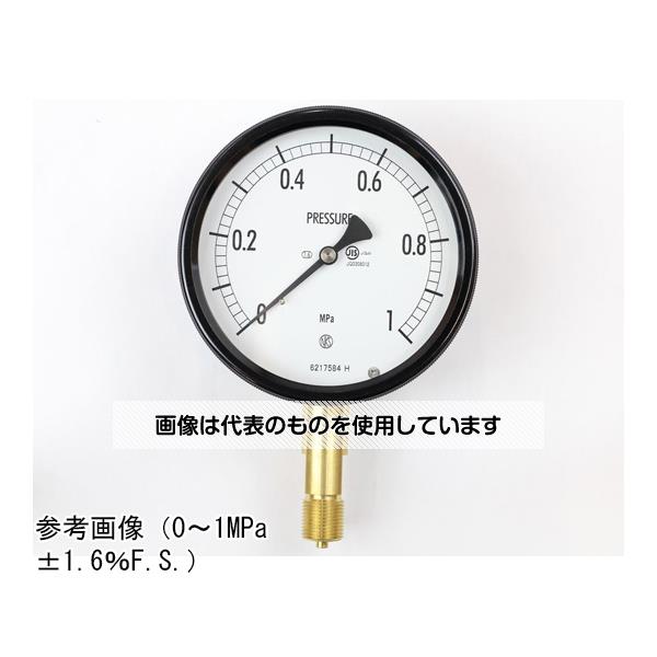 長野計器 密閉型圧力計(100Φ) 立形A枠 4MPa BE12-131 入数：1個 1