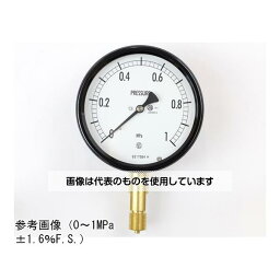 長野計器 密閉型圧力計(100Φ) 立形A枠 0.6MPa BE12-131 入数：1個