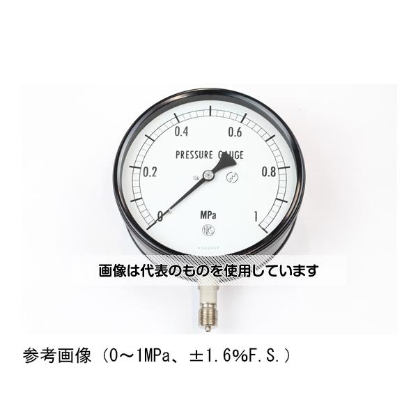 【アズワン AS ONE】実験室設備 工具類 工具、道具 ●ブルドン管の弾性変形(動き)を指針に伝える構造の圧力計で、構造が簡単なためお取扱いが容易です。また広い圧力範囲の測定が行え、幅広い分野で使用されています。 ●密閉ケースの採用により、雨露等の条件下でも使用できます。(JIS C 0920 IP43相当) 商品の仕様 ●大きさ(mm)：Φ150 ●形状(取付)：立形A枠 ●接続：G3/8B ●材質：SUS ●性能：ナシ ●圧力レンジ：MPa_0〜0.6 ●精度：±1.6％F.S. ●処理：ナシ ●区分：JIS 【※ご注意ください】商品は代表の画像を使用しています。
