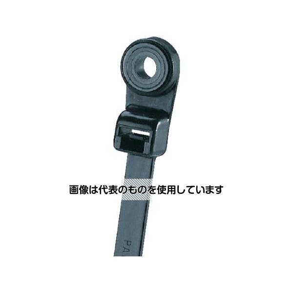 アズワン(AS ONE) ネジ止めタイプナイロン結束バンド 耐候性黒(100本入) PLC1M-S4-...