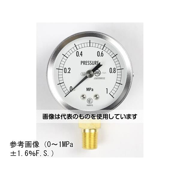 長野計器 汎用型圧力計(60Φ) 立形A枠 1MPa GS50-171 入数：1個