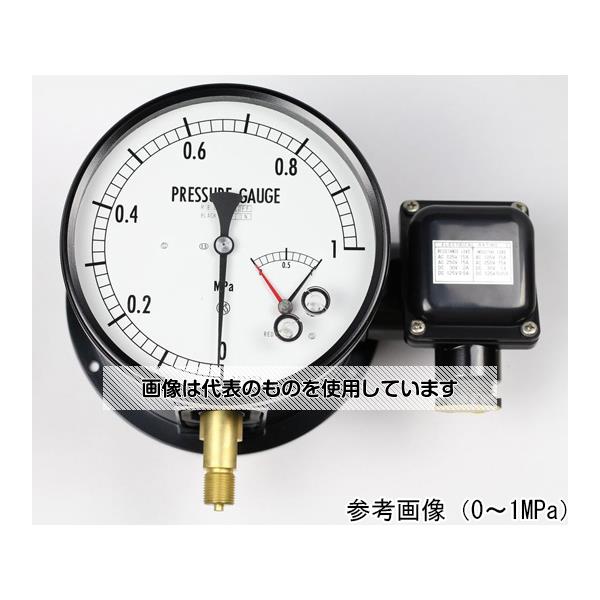【アズワン AS ONE】実験室設備 工具類 工具、道具 ●本器は指示計に機械的な接点機構を組込んだ接点付圧力計です。 ●あらかじめ設定された圧力において、ON、OFFの電気信号を発するもので、この信号によりブザー、ベル、パイロットランプ等の警報を発生させたり、モータ、ポンプ、コントロールバルブ等プロセスの制御を行うことができます。 商品の仕様 ●大きさ(mm)：Φ150 ●形状(取付)：立形B枠 ●接続：G3/8B ●材質：黄銅 ●圧力レンジ：MPa_0〜2 ●精度：±1.5％F.S. ●接点：HL：上下限2接点 ●処理：ナシ 【※ご注意ください】商品は代表の画像を使用しています。