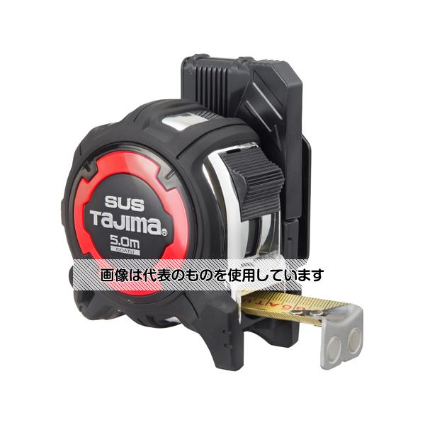 【アズワン AS ONE】実験室設備 工具類 工具、道具 ●爪強度2.5倍の剛厚爪と剛性力1.3倍の剛厚ステンテープ ●剛性力1.3倍の剛厚ステンテープ採用(メーカー比) ●片手で簡単脱着できる、落下防止用ベルトホルダー付 ●弾性樹脂エラストマーカバーで全身をガード ●落下時の衝撃から爪を守るフックガードバンパー ●0点補正移動爪 ●3点カシメプロテクター採用でテープ先端補強 ●強度2.5倍※メーカー従来爪との比較テスト比 ●ショックアブソーバー付 ●使用用途：長さ測定用 商品の仕様 ●目盛仕様：メートル目盛、JIS1級、両面目盛 ●テープ幅：25mm ●テープ長さ：5m ●テープ：両面剛厚イエローテープ ●表示：ヨンゴーゴーピッチ表示付 ●バネ：SUS301ステンレスバネ使用 ●付属：落下防止セフ付 ●付属：ネオジ磁石(260mT)付爪 ●テープ：SUS420J2 ●ケース：ABS樹脂 ●バネ：SUS301 ●カバー：エラストマー樹脂 ●カラー：銀 【※ご注意ください】商品は代表の画像を使用しています。