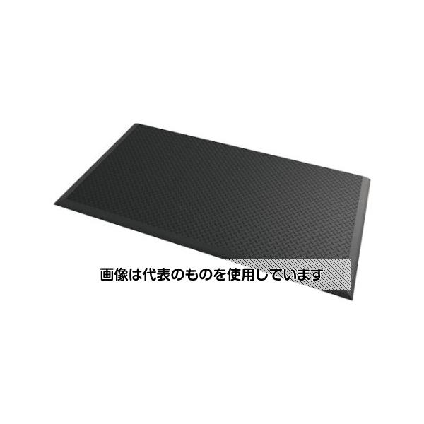 アズワン(AS ONE) 疲労軽減マット(難焼性) ダイヤモンドフレックス ブラック 646S4064BL 入数：1枚