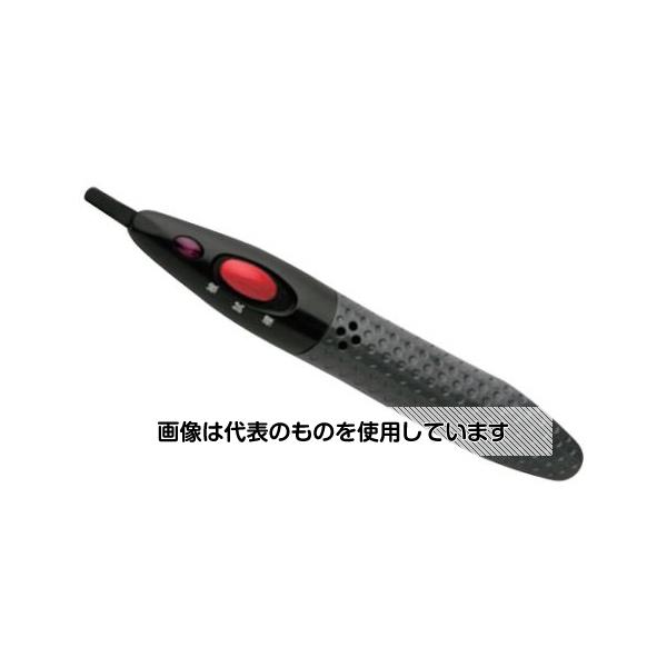 【アズワン AS ONE】実験室設備 工具類 工具、道具 ●小型軽量で携帯に便利です。 ●使用前の主要回路・電池のテスト機能を内蔵しています。 商品の仕様 ●交流電圧(V)：AC80〜600 ●幅(mm)：19 ●奥行(mm)：19．5 ●高さ(mm)：133 ●電源：アルカリボタン電池(LR44 1．5V)×2個 ●使用電圧範囲：AC80から600V ●使用周波数：50／60Hz共用 ●表示方法：断続発音発光 ●対象電線：裸線・被覆線兼用(感度切替式) ●発光：8000lxの明るさで確認できる ●発音：50cmで50dB以上 ●絶縁耐力：AC2000V 1分間(検知子から電池カバー部間 ●使用温度範囲：-10から45℃ ●原産国：日本 ●コード番号：369-8538 【※ご注意ください】商品は代表の画像を使用しています。