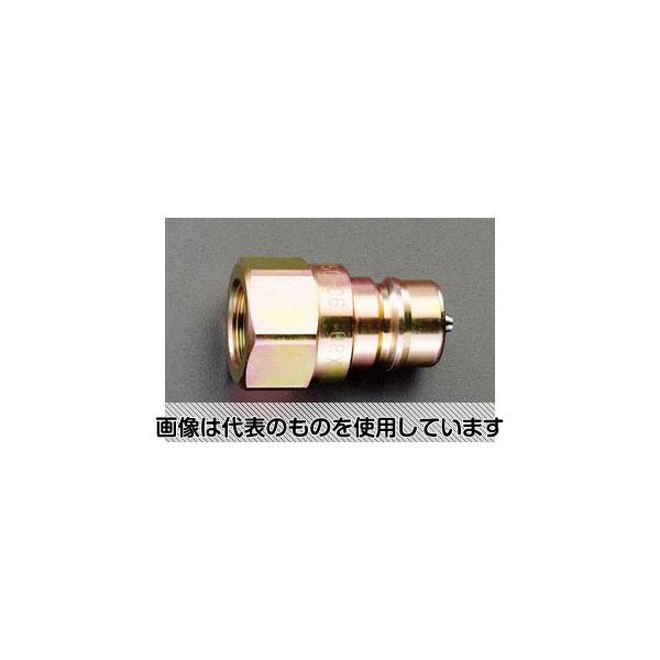エスコ Rc 1/2" カプラープラグ(高圧) EA425DW-4 入数：1個
