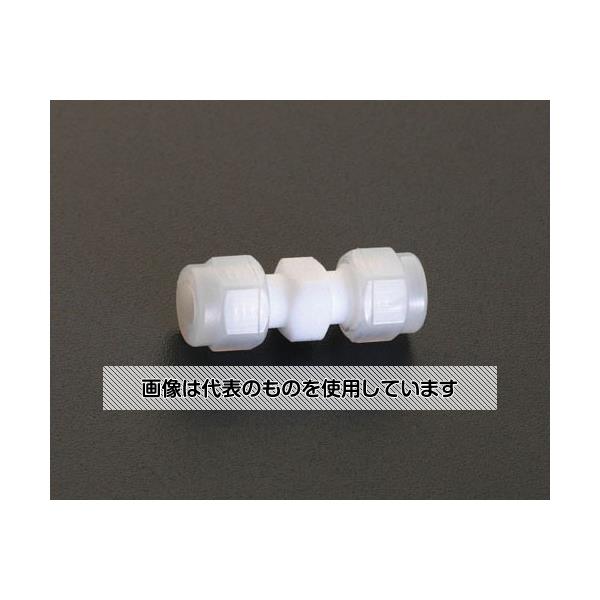 エスコ 10mm ユニオン(フッ素樹脂製) EA425HC-10 入数：1個