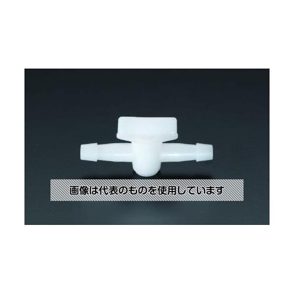 エスコ 11mm 二方コック(PE製) EA425KC-11 入数：1個