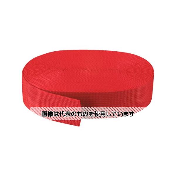 トラスコ中山 PPベルト幅40mmX長さ10m 赤 PPB-4010 R 入数：1本