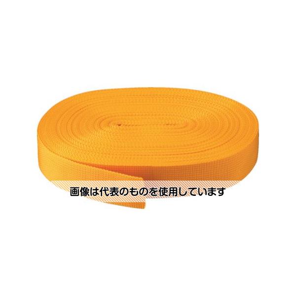 トラスコ中山 PPベルト幅40mmX長さ50m 黄 PPB-4050 Y 入数：1本