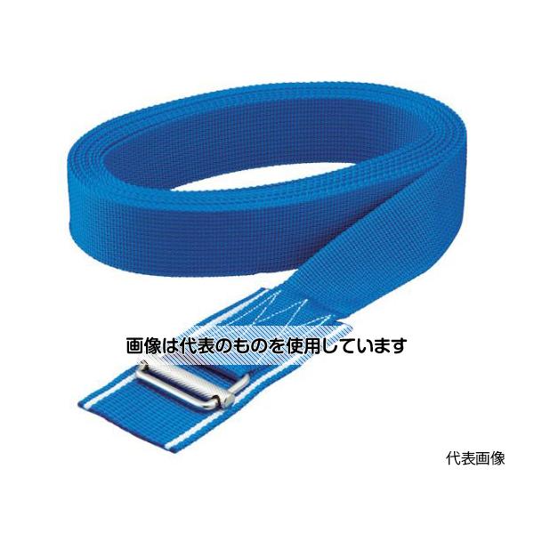 【アズワン AS ONE】実験室設備 工具類 工具、道具 ●スライドバックル、エンドレスタイプのベルトです。 ●焼却廃棄の際もダイオキシンなどを出さず、環境に優しい商品です。 ●荷崩れ防止。 ●パイプなどの結束。 ●棚などの荷物の落下防止。 商品の仕様 ●色：青 ●幅(mm)：50 ●長さ(m)：5 ●厚さ(mm)：1.7 ●最大使用荷重(kg)：150 ●止め金具付 ●最大結束長さ(m)：4.9 ●材質／仕上：ベルト／ポリプロピレン(PP)、金具／スチール、表面処理／ニッケルメッキ仕上げ ●注意：一時的な仮固定を目的としています。輸送時等大きな荷重がかかる用途には不向きです。 ●原産国：日本 ●コード番号：383-0187 ●JANコード：4989999044539 【※ご注意ください】商品は代表の画像を使用しています。