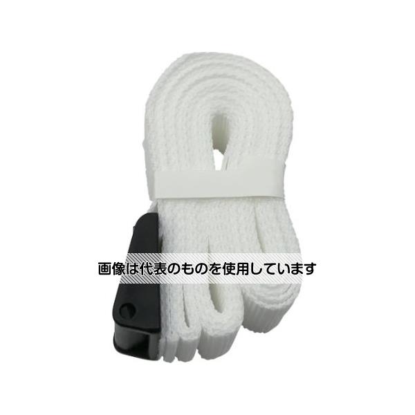 ユタカメイク ベルト 結束ベルト(バックル) 25mm巾×3m ホワイト AG-321 入数：1本