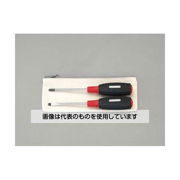 エスコ 2本組 [+ -]ドライバー EA557AS-20 入数：1セット