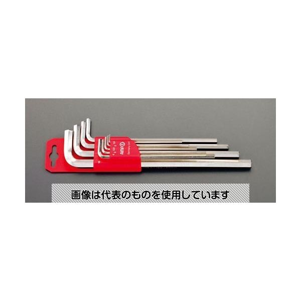 【アズワン AS ONE】実験室設備 工具類 工具、道具 商品の仕様 ●サイズ：1.5・2・2.5・3・4・5・6・8・10mm ●軸長：88〜219mm ●材質：ブレード／クロムバナジューム(ニッケルメッキ)、ケース／プラスチック ●ケースサイズ：44(W)×24(T)×117(H)mm ●ケース重量：25g ●9本組 【※ご注意ください】商品は代表の画像を使用しています。