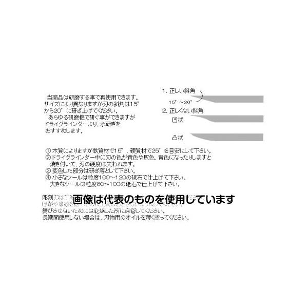 エスコ 4本組 彫刻刀 EA588GB-4 入数：1セット