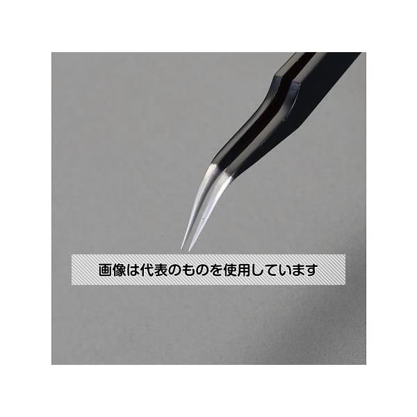 KNIPEX 0.5x120mm 精密用ピンセット(ステンレス製 ESD) EA595EE-5 1本