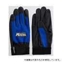 富士グローブ 910 合成皮革手袋 PUテトラ TE-007 ブルー M 1ケース(10双入)