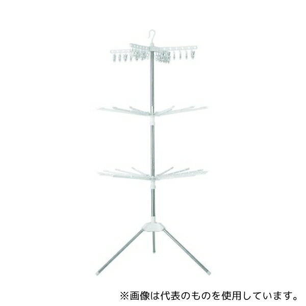 アイリスオーヤマ CLS-173R 531692ステンレス室内物干しパラソル3段