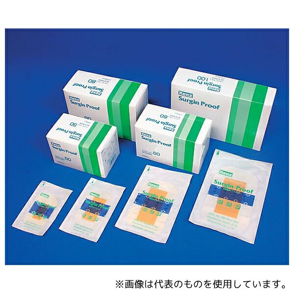 アズワン No.80 防水滅菌プラスター 80×120mm(サージンプルーフ)1箱(30枚入)