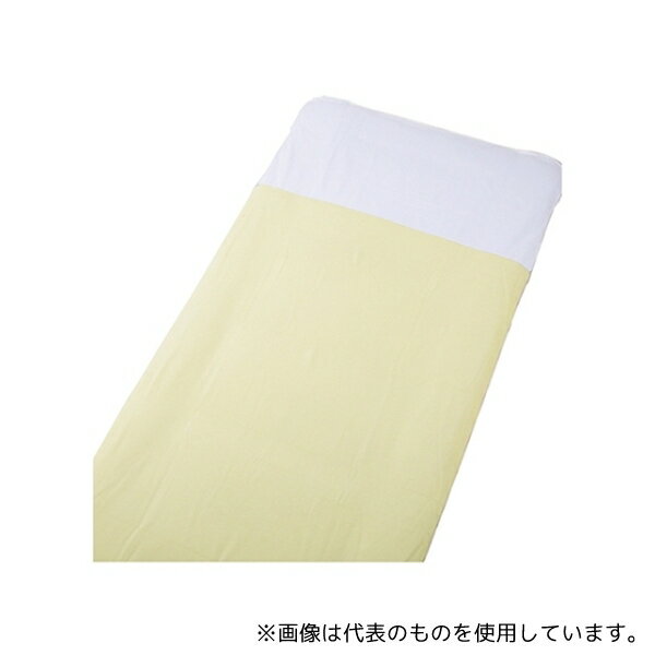 ケアファッション 39180-01 パイル切替防水シーツ(全面) クリーム×ホワイト 105×200cm