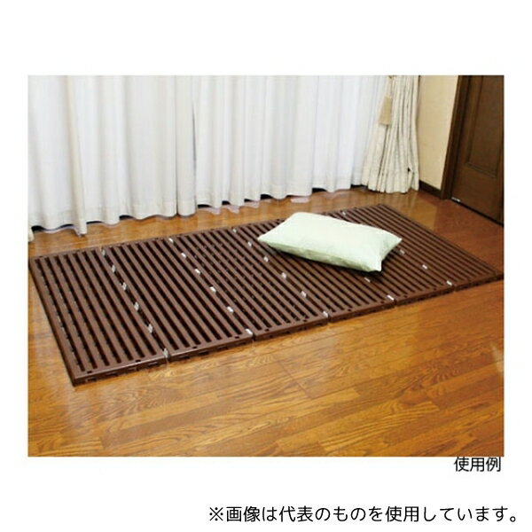 蝶プラ工業 782405 すのこベッドエアースリープ ブラウン