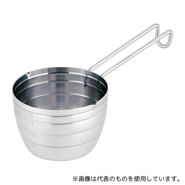 日本メタルワークス 抗菌湯せん用計量カップ 200cc