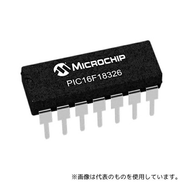 Microchip PIC16F18326-I/P マイコン 8ビット RISC PIC16 32MHz 28 kB フラッシュ 14-Pin PDIP 1袋(5個入)