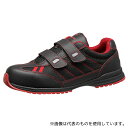ミドリ安全 WPT-115-BK/RD-29 JSAA A種認定 超耐滑先芯入りスニーカー ブラック×レッド 29.0cm(4)