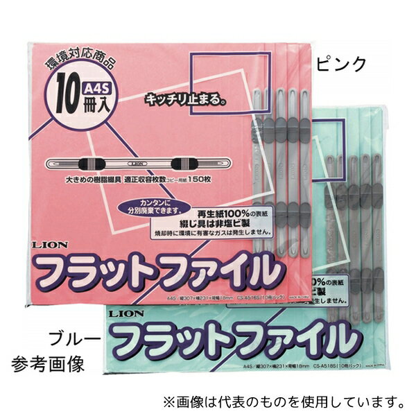 ライオン事務器 FP(CS)-A518S10P フラットファイル 1パック(10冊入)