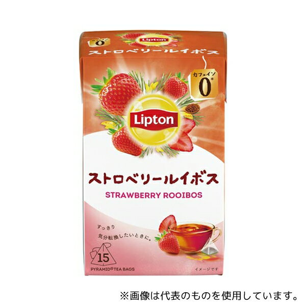 キーコーヒー 720808 リプトン ストロベリールイボスティーバッグ 15袋