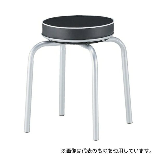 トラスコ中山 TYZ8009 300Φ回転丸椅子 Φ300X450 キャスター無