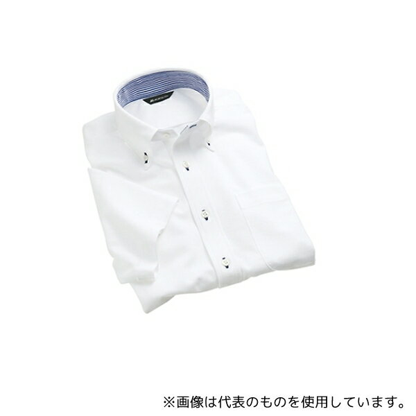 住商モンブラン ZK2712-2CB 3L ニットシャツ 男女兼用 半袖 白/ブルー