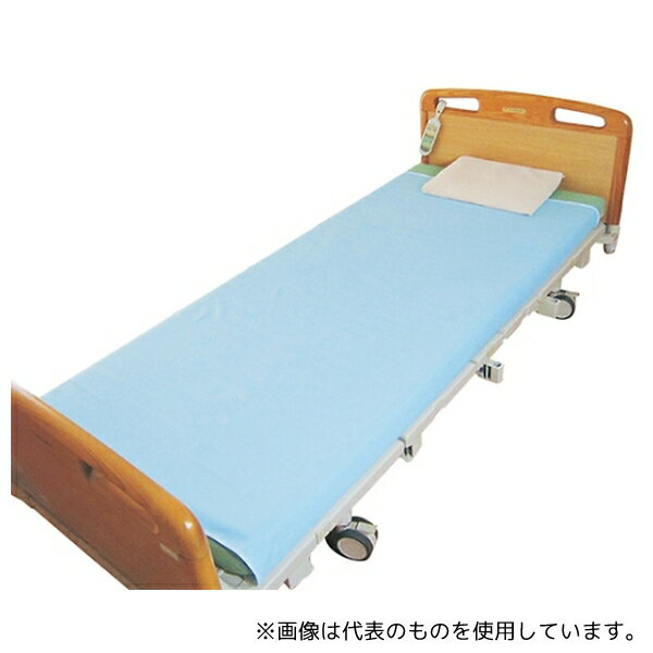 ケアファッション 39152-11 スムース防水シーツ(ダブル) ブルー 145×180cm